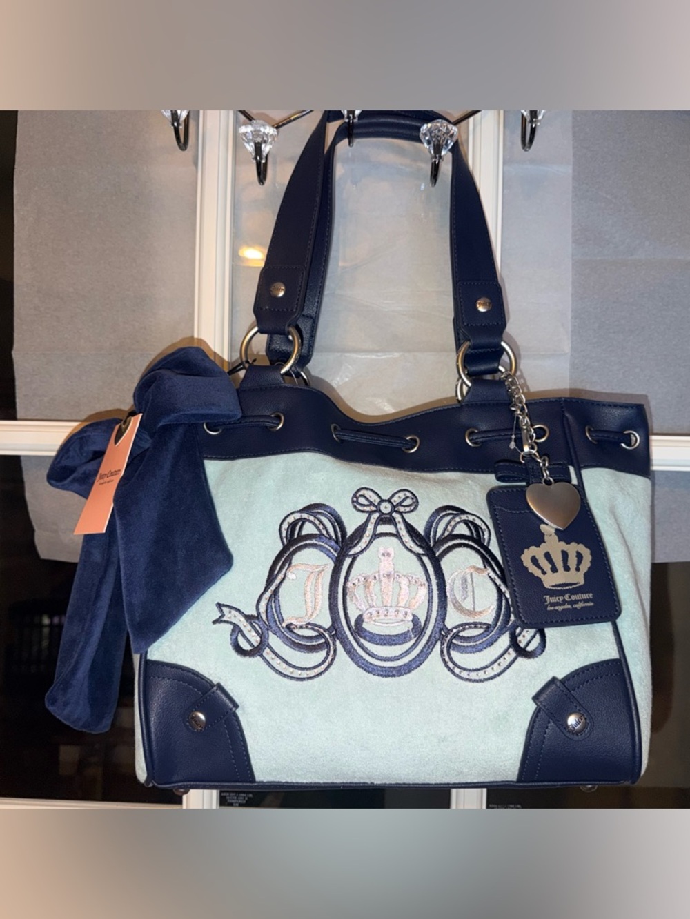 Juicy Couture Navy and Light Blue Daydreamer